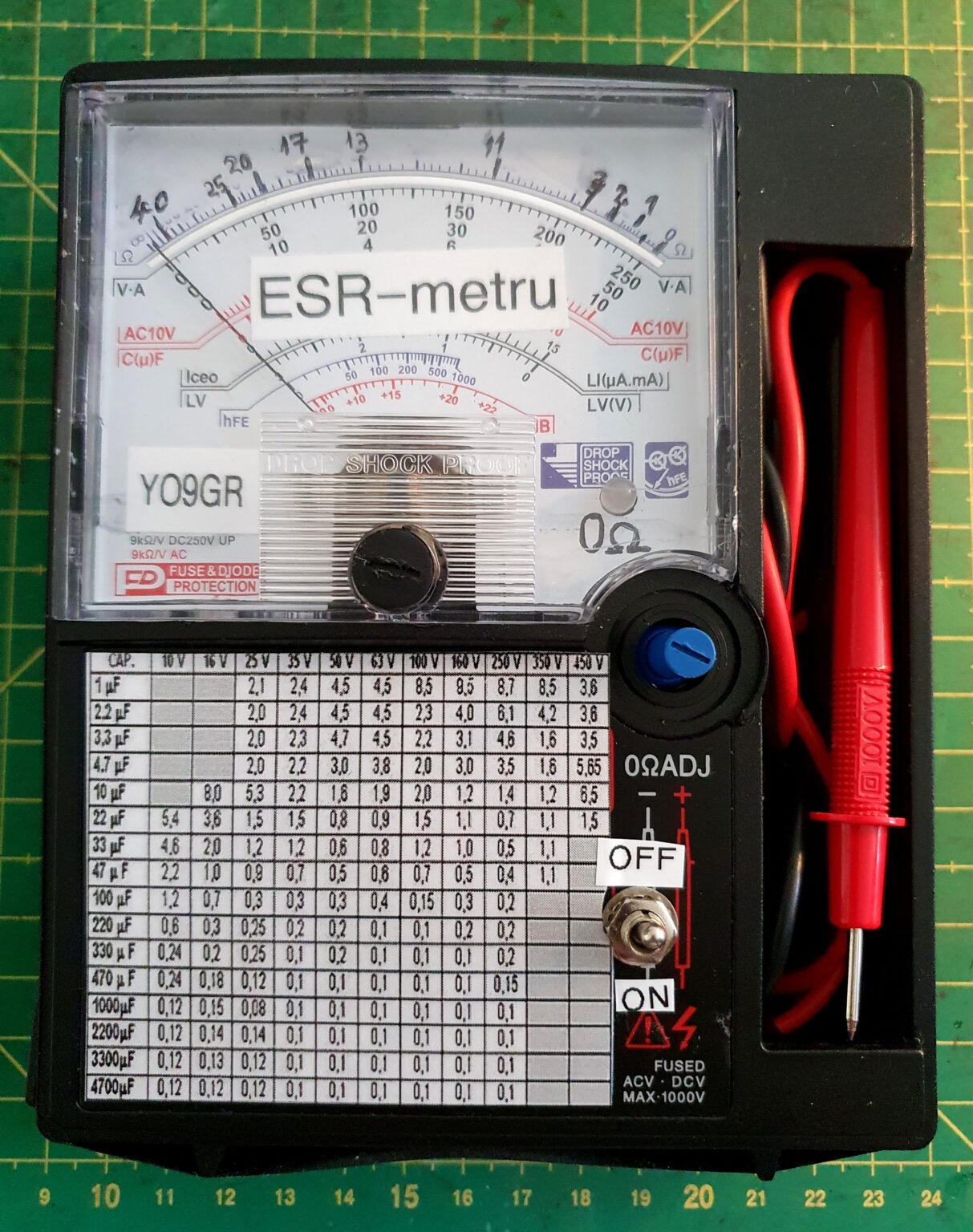 ESR-metru @ YO9GR – Alex